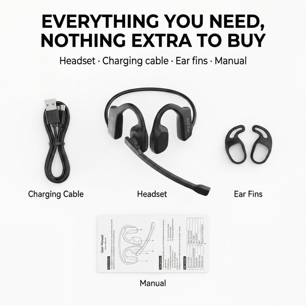 ProHaul Bone Conduction Headset for Professional Drivers