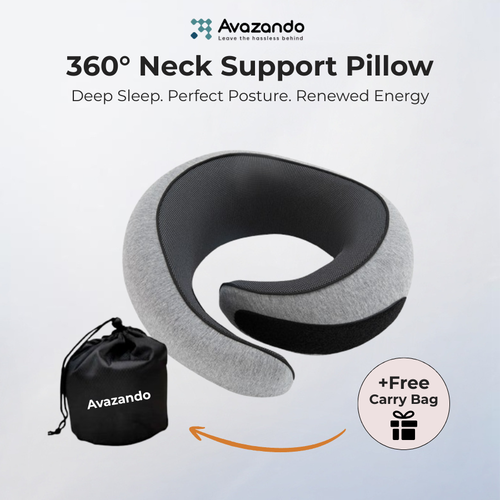 Premium Travel Pillow | 360° Neck Therapy