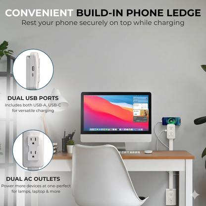Smart Outlet: Space-Saving & Extender
