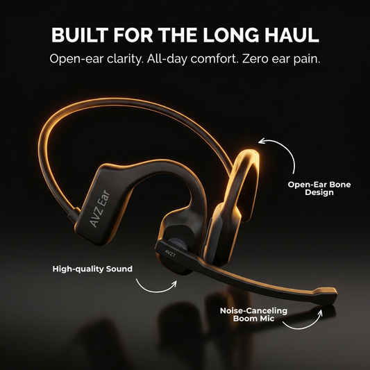 ProHaul Bone Conduction Headset for Professional Drivers