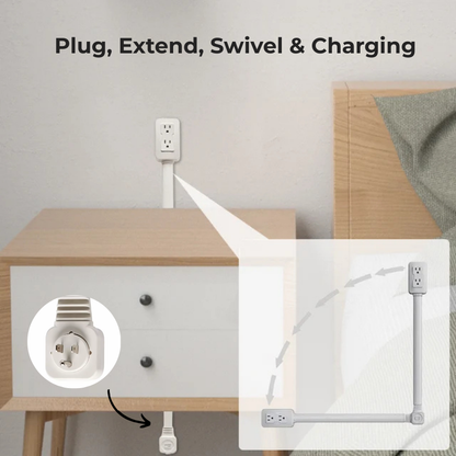 Smart Outlet: Space-Saving & Extender