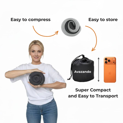 Premium Travel Pillow | 360° Neck Therapy