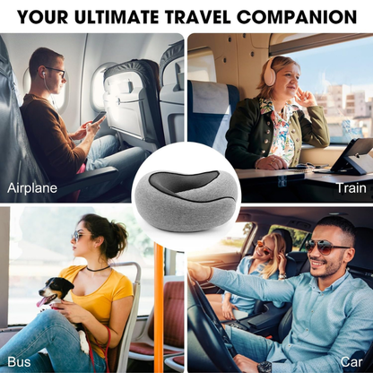 Premium Travel Pillow | 360° Neck Therapy