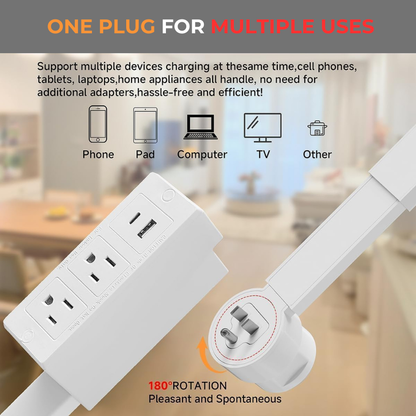 Smart Outlet: Space-Saving & Extender