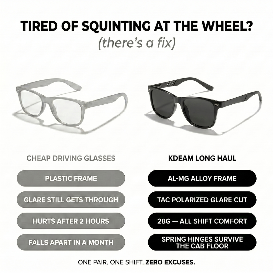 KDEAM Long Haul Sunglasses
