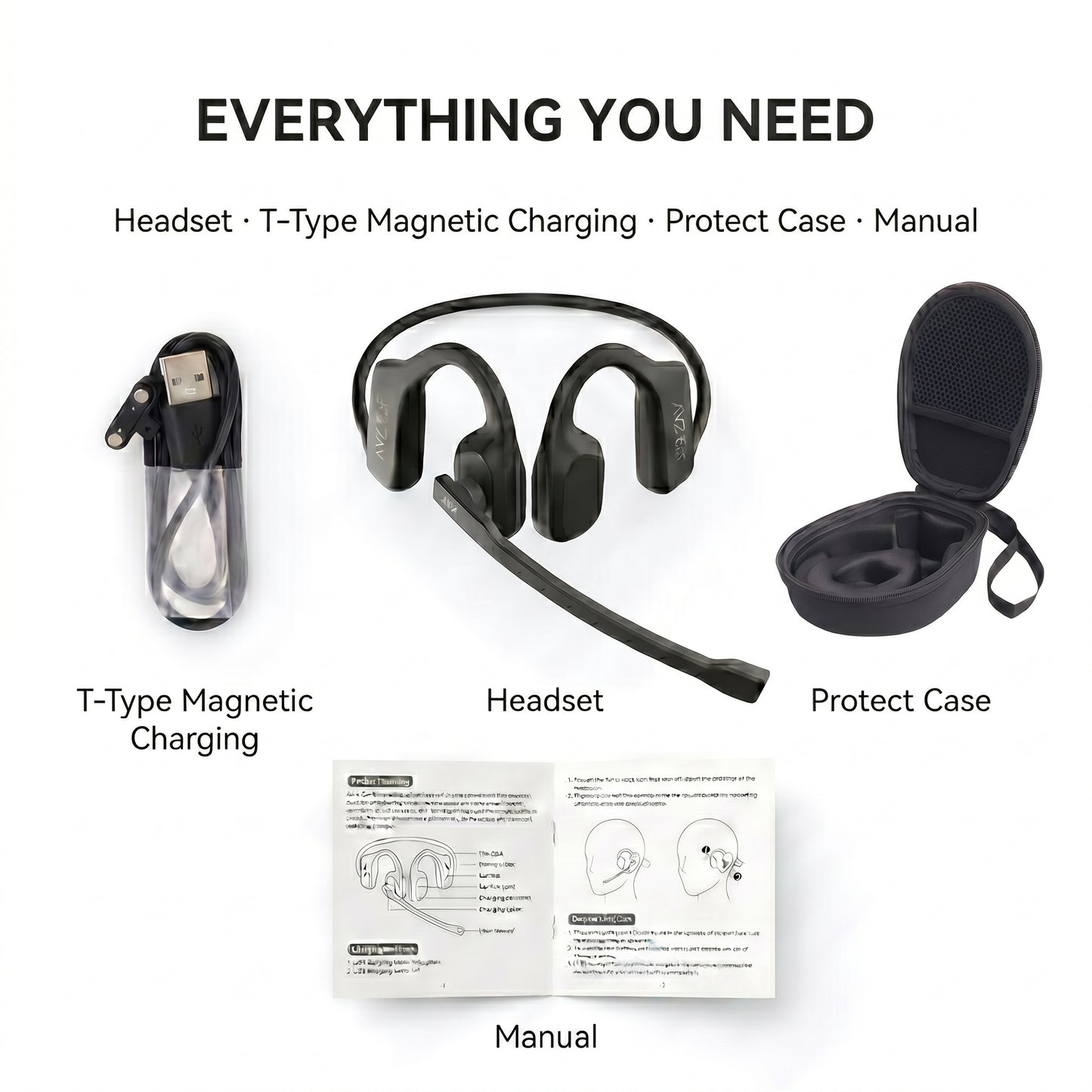 ProHaul Bone Conduction Headset for Drivers, Worker