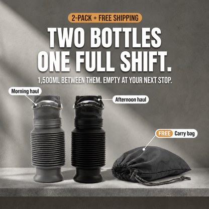 StopLess™ Bottle for Drivers & Travelers