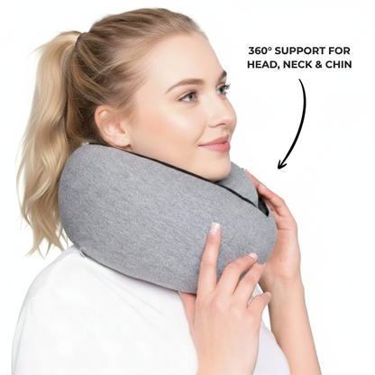 Premium Travel Pillow | 360° Neck Therapy