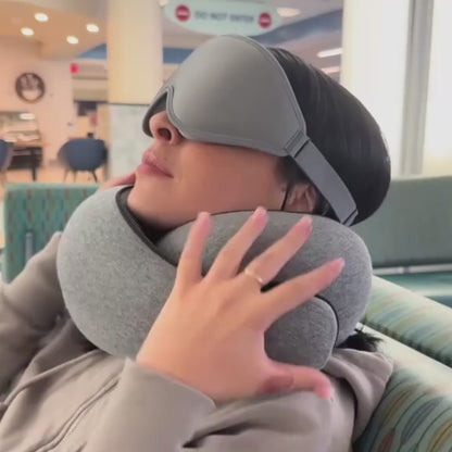Premium Travel Pillow | 360° Neck Therapy